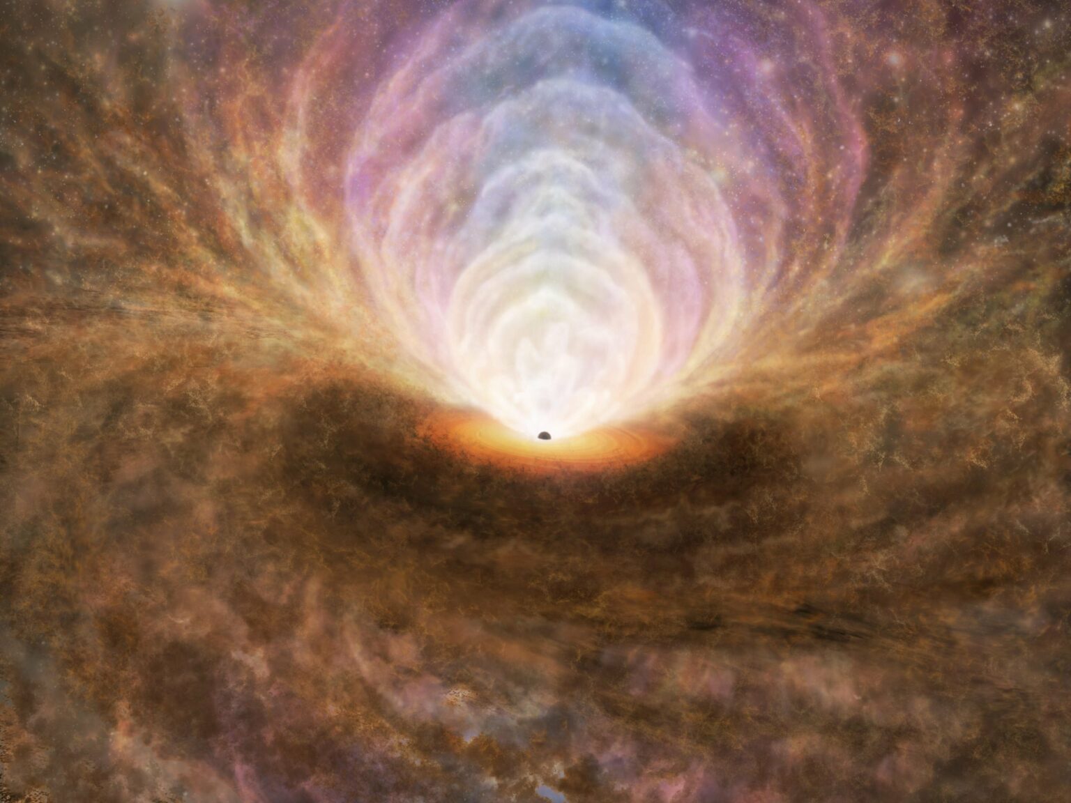 Black Holes' Eating Habits: A Surprising Revelation
