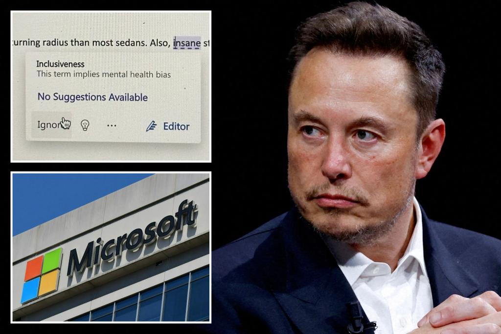 Elon Musk Ridicules Microsoft Word's Progressive 'inclusive Language Checker'
