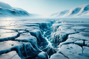 Incredible Flow Of Natural Gas Beneath Permafrost