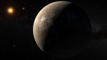 Proxima B’s Explosive Cryovolcano and Habitable Subsurface Ocean Proxima B's Explosive Cryovolcano And Habitable Subsurface Ocean