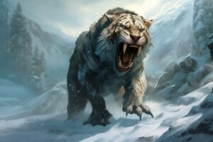 The Saber Toothed Cat And The Direwolf: Prehistoric Predators