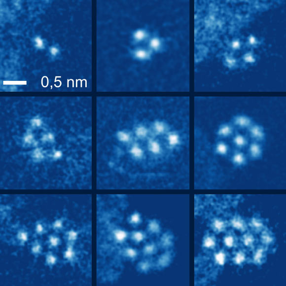 Physicists have successfully captured direct images of noble gas nanoclusters at room temperature Physicists Have Successfully Captured Direct Images Of Noble Gas Nanoclusters