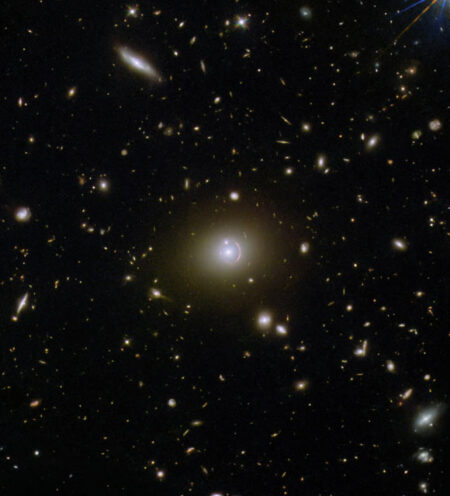 The Hubble Telescope Uncovers Countless Faraway Galaxies In The Constellation