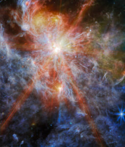 Webb's Observation Of A Massive Star Forming Complex In The Large