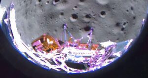 First Images From Civilian Lunar Lander Capture Historic Moon Landing