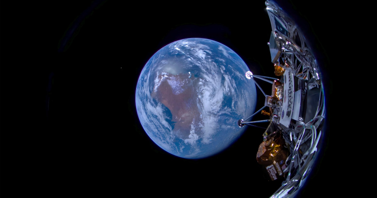 Odysseus Reaches The Moon