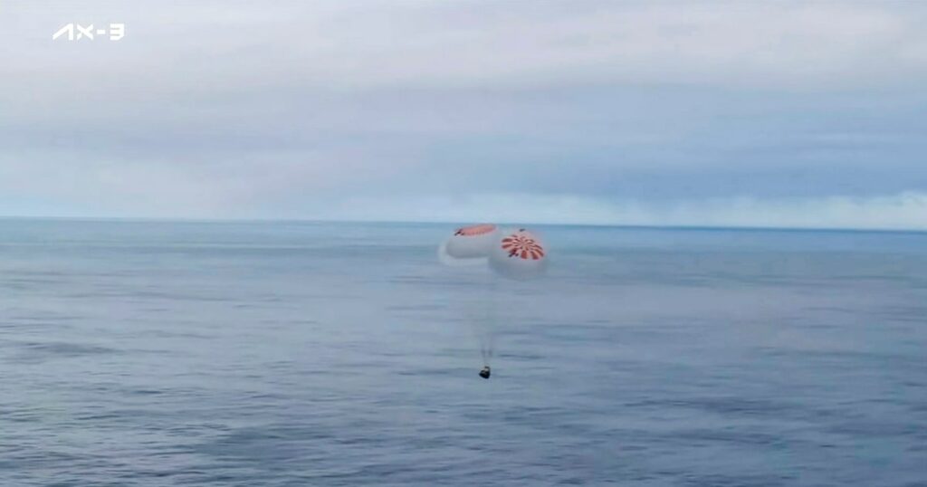 Türk, İtalyan ve İsveçli astronotlar özel uzay istasyonu seyahatini sonlandırarak Dünya’ya dönüş yaptı Türk, İtalyan Ve İsveçli Astronotlar özel Uzay Istasyonu Seyahatini Sonlandırarak