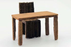 Recycled Wood Ink Used To 3d Print Miniature Furniture