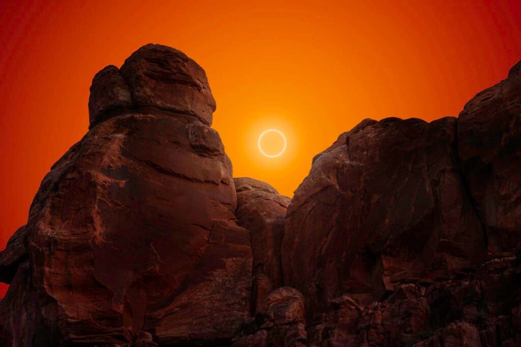 Stunning Images from Utah’s Annular Solar Eclipse Last Year Stunning Images From Utah's Annular Solar Eclipse Last Year