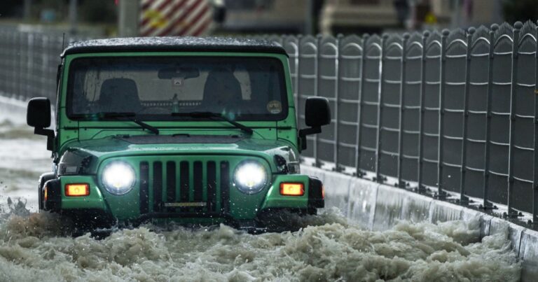 Rare Flooding In Dubai Caused By Heavy Rainfall