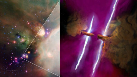 Astronomers Find Parallel Jets And Disks Around Nearby Multiple Star