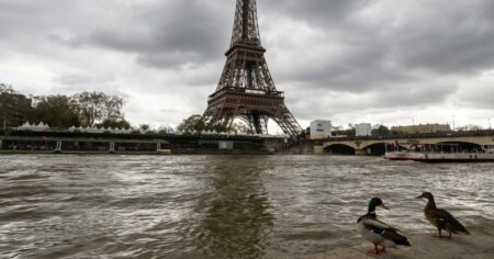 Report shows pollution in Seine River still poses danger to Olympic athletes Report Shows Pollution In Seine River Still Poses Danger To