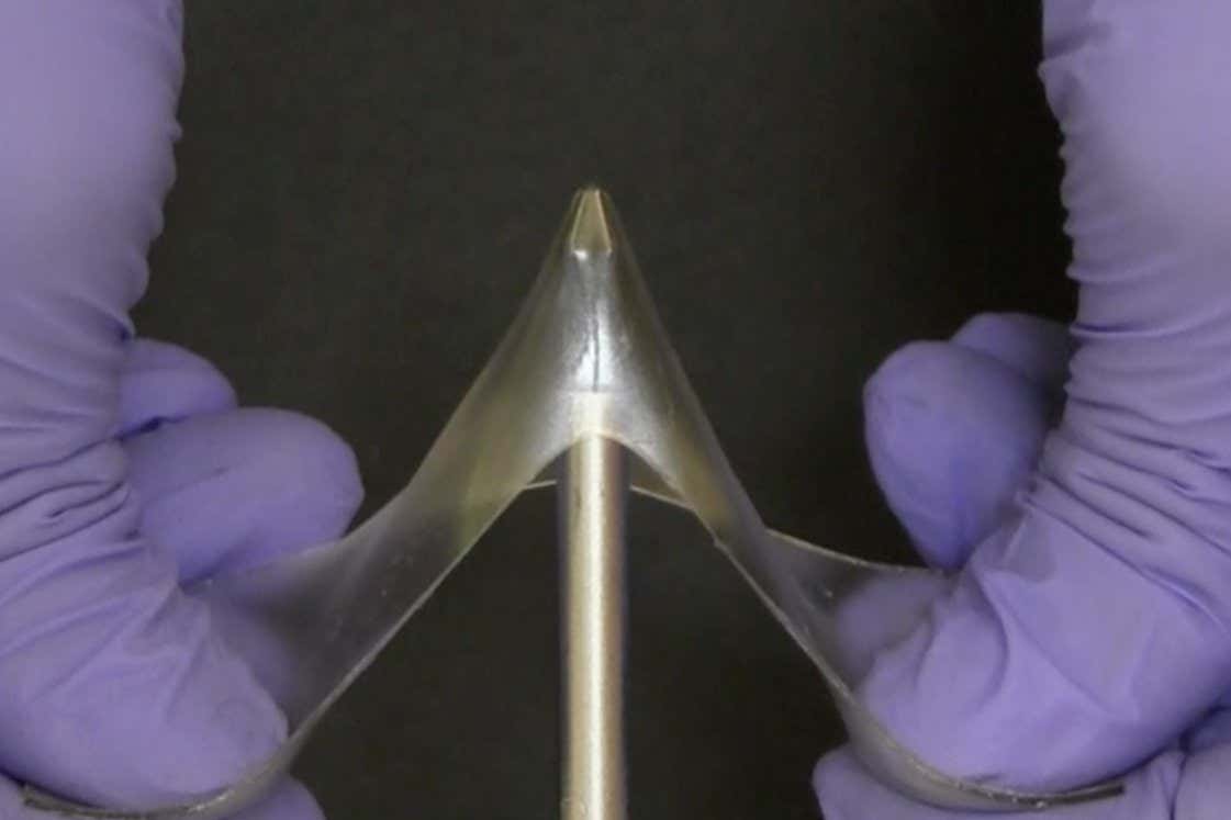 The Glassy Gel Is As Rigid As Plastic And Can