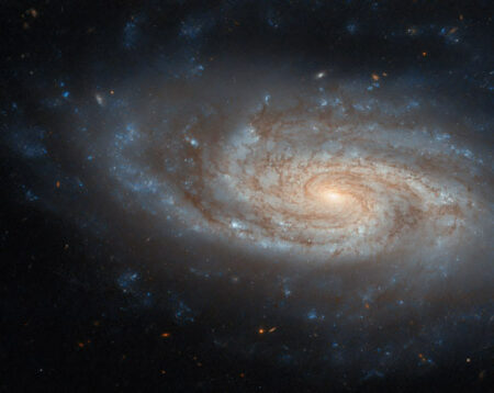 Observation Of Spiral Galaxy Ngc 3430 By Hubble