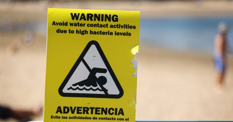 Swimming Prohibited At Around 100 Beaches Nationwide.