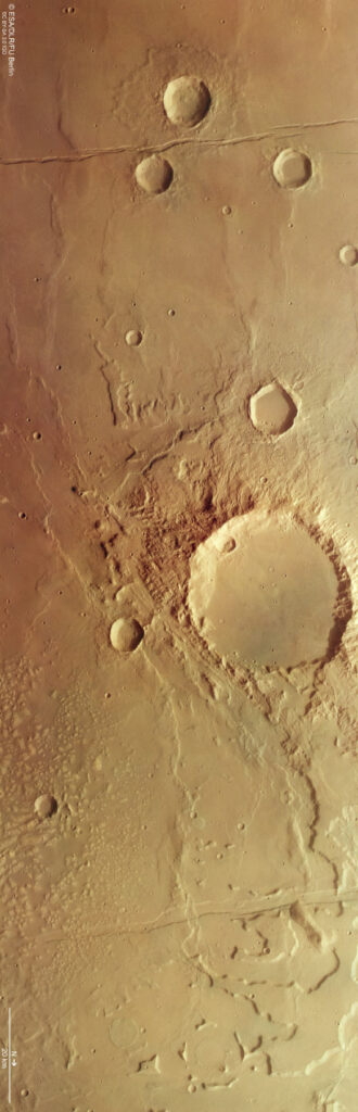 Lake Eridania, a lake larger than any on Earth, was once present on Mars Lake Eridania, A Lake Larger Than Any On Earth, Was