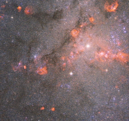 Observation By Hubble Of The Central Region Of The Trigonum