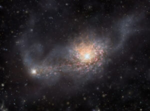 Astronomers Find Breathtaking Galaxy Collision In Ancient Universe