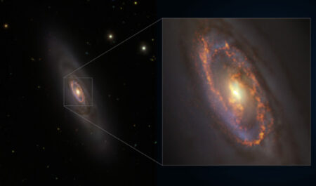 Astronomers create a map of star formation in the heart of NGC 1386 Astronomers Create A Map Of Star Formation In The Heart