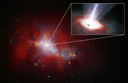 Astronomers Find Fastest Feeding Black Hole In Early Universe