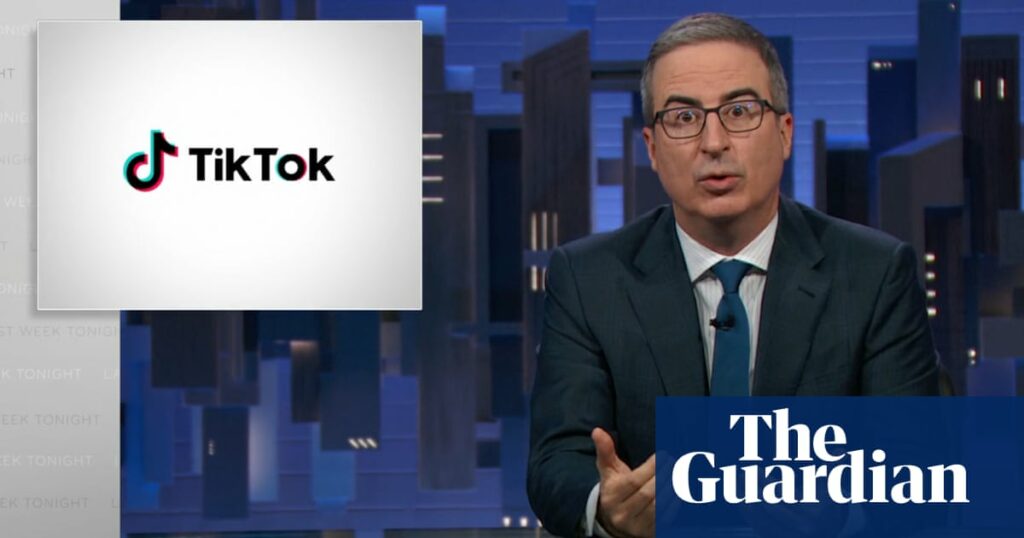 John Oliver Weighs In On Potential Us Ban On Tiktok: