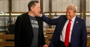 Trump Observes Spacex Starship Launch In Texas