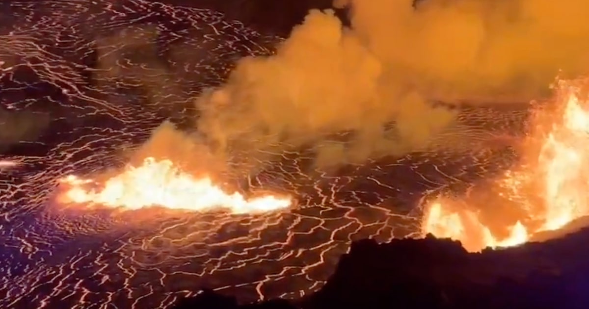 The Kilauea Volcano In Hawaii Erupts Once More