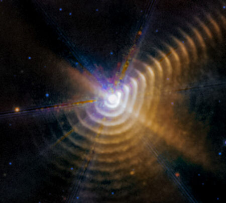 A Carbon Rich Dust Shell Near Wolf Raye 140 Has Been