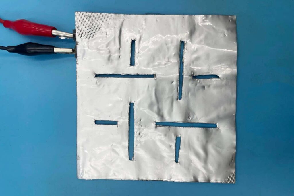 Batteries with perforations may improve wearability more than cotton. Batteries With Perforations May Improve Wearability More Than Cotton.