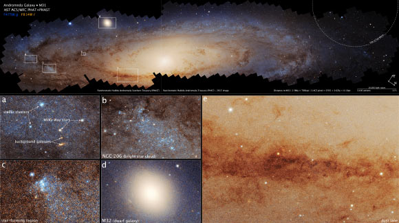 Hubble’s Stunning Photomosaic of the Andromeda Galaxy Unveils Countless Stars Hubble's Stunning Photomosaic Of The Andromeda Galaxy Unveils Countless Stars