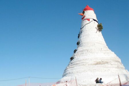 The Invasion Of A Giant Snowman: How A 122 Foot Tall Figure
