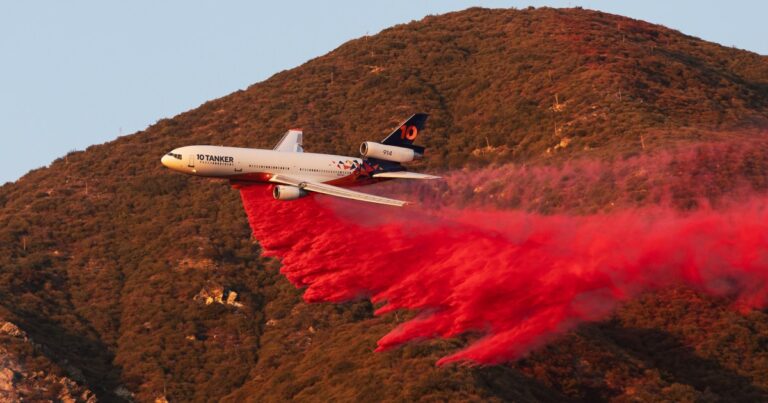 What is the substance being sprayed on the California wildfires? What Is The Substance Being Sprayed On The California Wildfires?