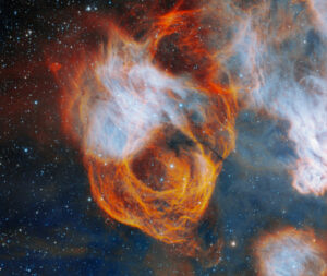 Space Flower Spotted By Gemini Telescope In Large Magellan Cloud