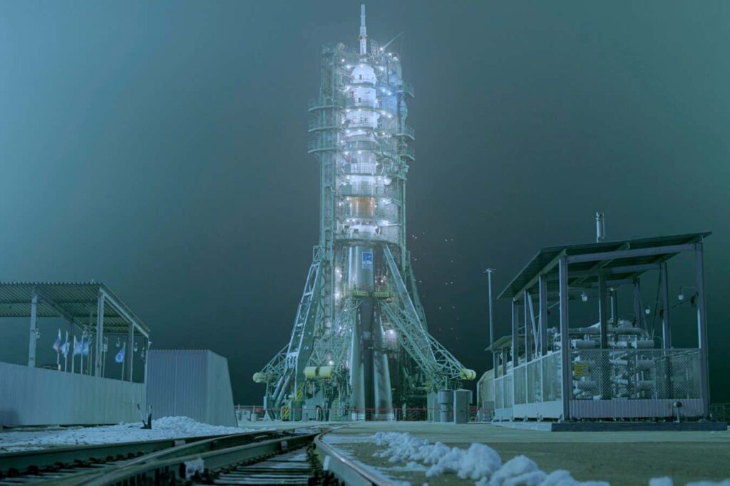 Ghostly depiction of a rocket soaring through space stands out among photo contest finalists Ghostly depiction of a rocket soaring through space stands out