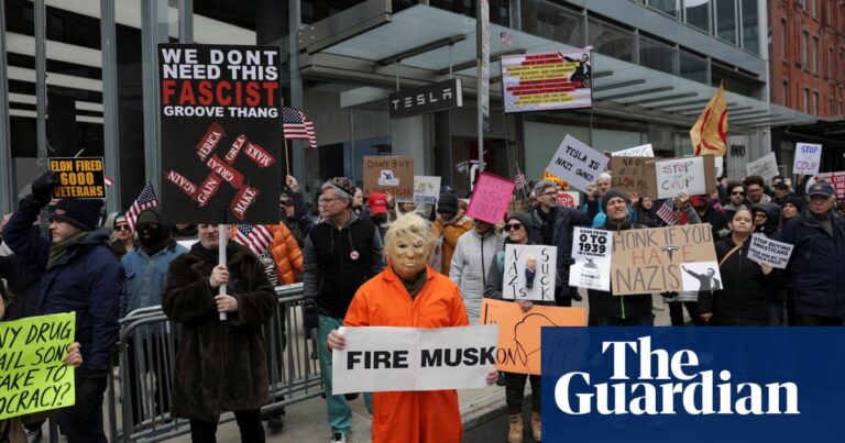 Global protest to be held at 200 Tesla showrooms in opposition to Elon Musk Global protest to be held at 200 tesla showrooms in