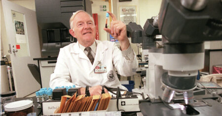 Kilmer mccurry, a pathologist known for his groundbreaking theory on