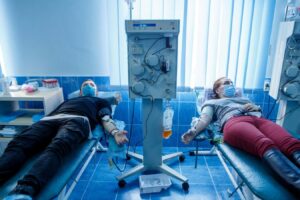 Regular blood donations can lead to healthier blood cells