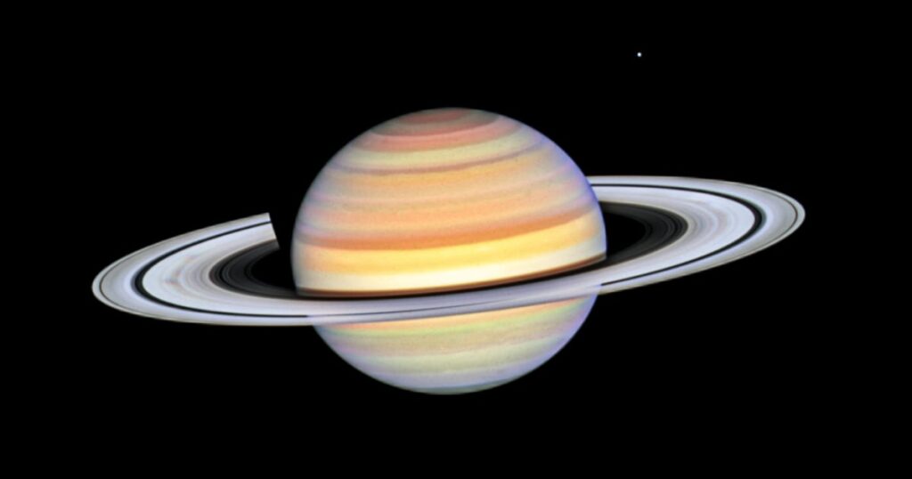 The disappearance of Saturn’s ring is only temporary this weekend The disappearance of saturn's ring is only temporary this weekend