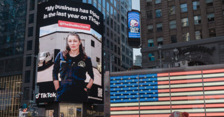 Tiktok ads depict apps as unstoppable forces, forever beyond our