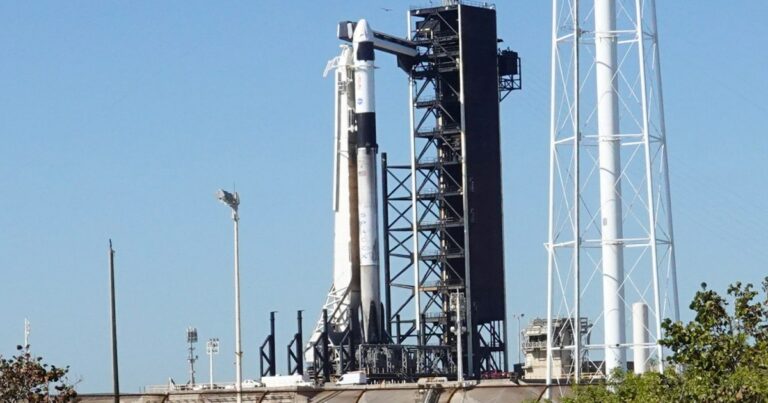Two nasa astronauts are launched into the space station by