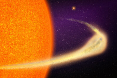 Astronomers find collapsed exoplanets sporting comet like tails