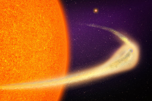 Astronomers Find Collapsed Exoplanets Sporting Comet-Like Tails Astronomers find collapsed exoplanets sporting comet like tails