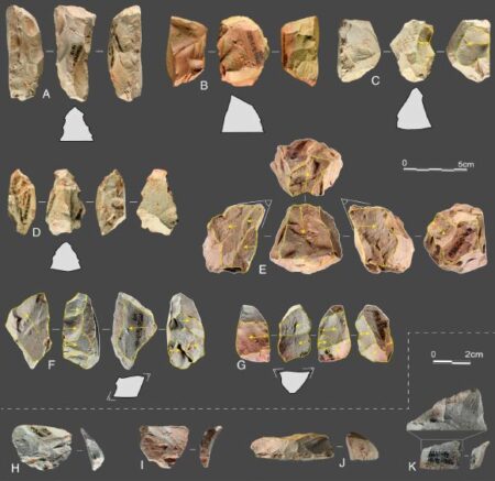 During the mesolithic age in east asia, the discovery of