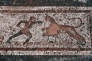 Eerie roman skeleton offers first clue that gladiators faced lions—and