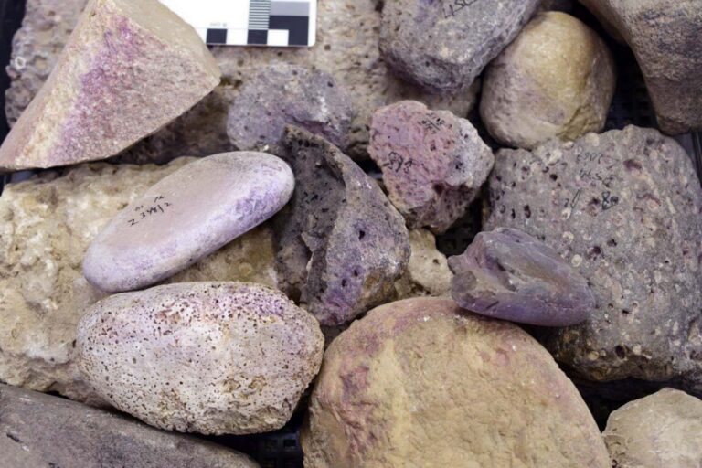 For centuries, the iron age site functioned as a purple