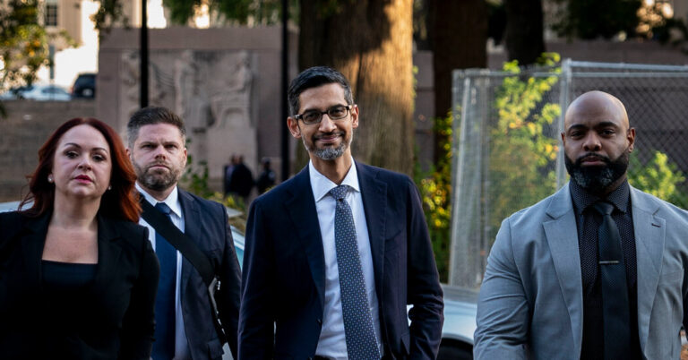Google’s Chief Warns That Breakup Proposals Could Be Challenging for Business Google's chief warns that breakup proposals could be challenging for