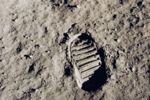 Melting moon dust to create solar panels on the moon