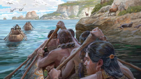 Research: seafaring hunter gatherers reached a remote island well before the