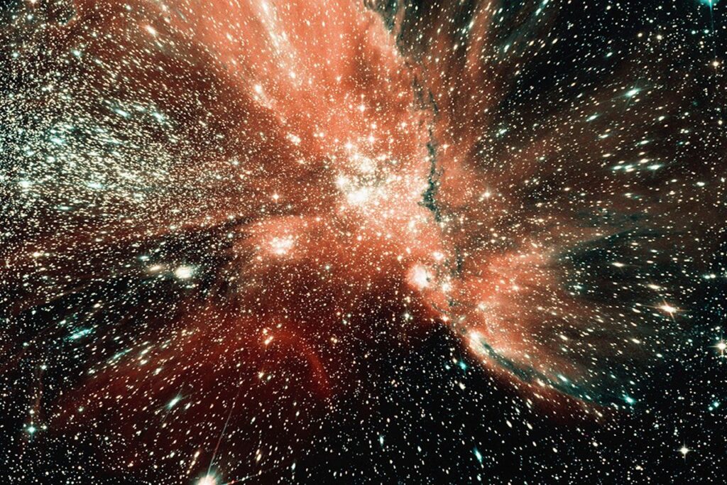 Strange events occurring in close proximity to a neighboring galaxy