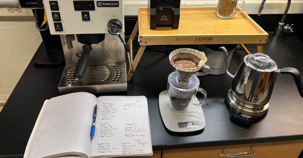 The physics of the perfect coffee pour
